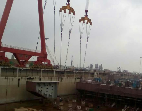 海新重工完成半潛船建造的重要節(jié)點